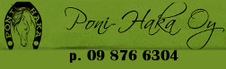 Ratsastuskoulu Poni-Haka logo